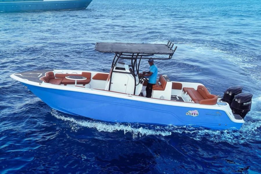 Speedboat to Mahmya island